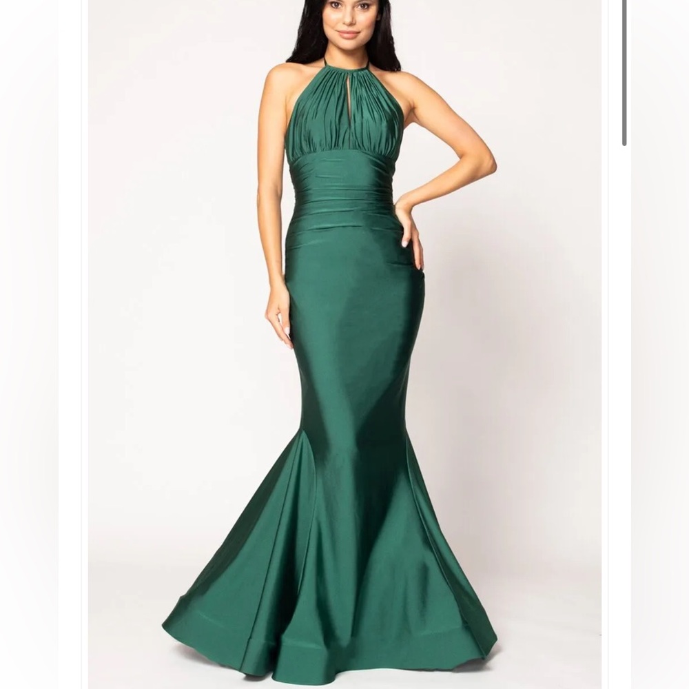 Bari Jay Lux Satin Mermaid Bridesmaid Dress 2202